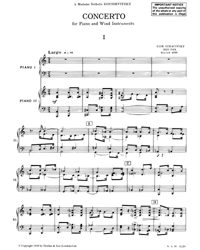 Concerto for Piano & Wind Instruments