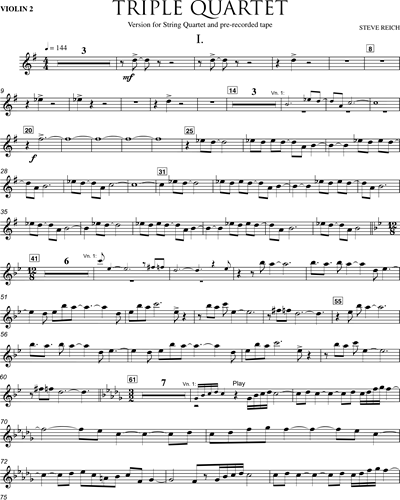 [String Quartet 1] Violin 2