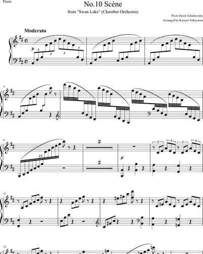 Scène (No. 10 from 'Swan Lake, op. 20')