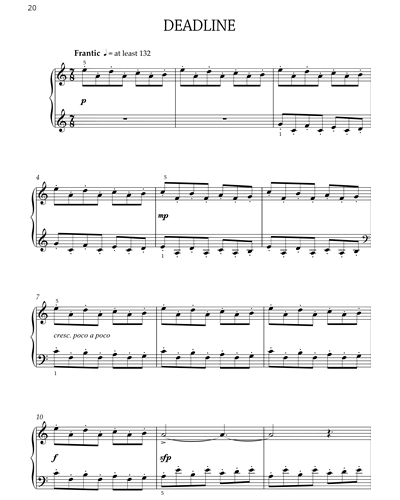 Deadline Sheet Music by Elissa Milne | nkoda | Free 7 days trial