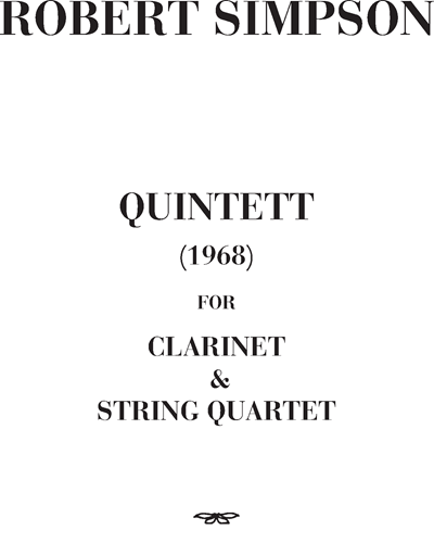 Quintet for Clarinet and String Quartet