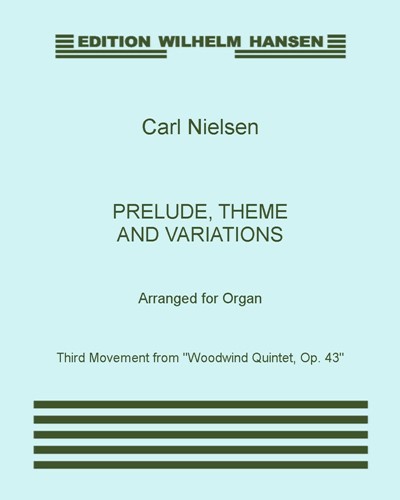 Prelude, Theme and Variations (Arranged for Organ) Sheet Music by Carl ...