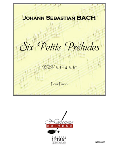 Six Petits Préludes, BWV 933 à 938