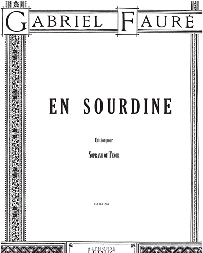 En sourdine, op. 58 No. 2