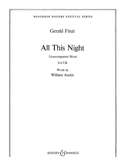 All This Night, op. 33