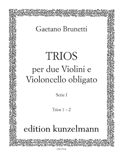6 Trios for Violin and Cello, No. 1 - 2