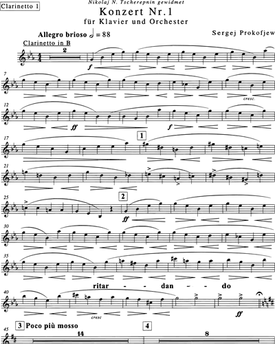 Konzert n. 1 Op. 10 Des-Dur