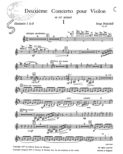 Clarinet 1 in Bb