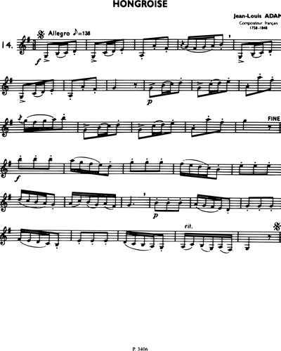La Clarinette Classique, Vol. B: Hongroise