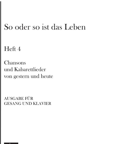 So oder so ist das Leben (Heft 4)