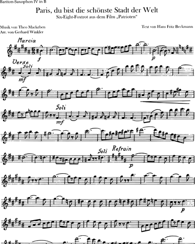 Baritone Saxophone 4