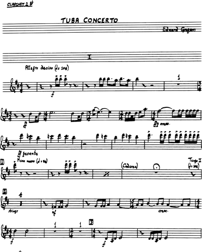 Tuba Concerto Sheet Music by Edward Gregson | nkoda