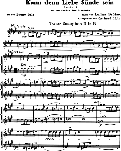 Tenor Saxophone 2