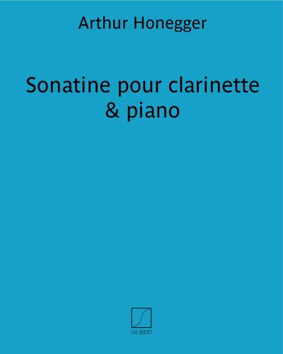 Sonatine pour clarinette & piano