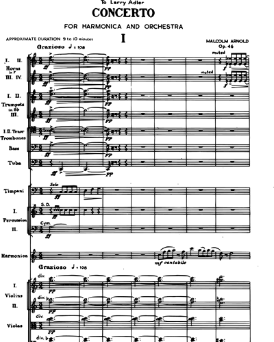 Concerto for Harmonica and Orchestra, Op. 46