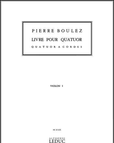 Livre pour Quatuor - Violon 1
