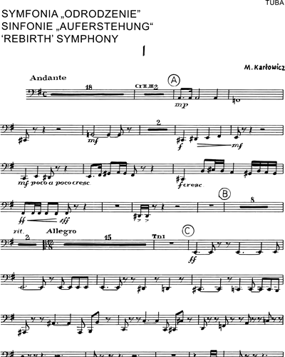 Symphony in E minor op. 7 "Rebirth" [Critical Edition]