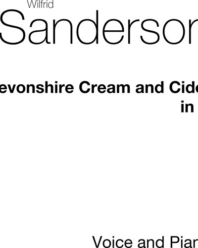 Devonshire Cream & Cider (in C major)