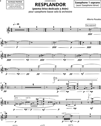 Soprano Saxophone/Tenor Saxophone 1