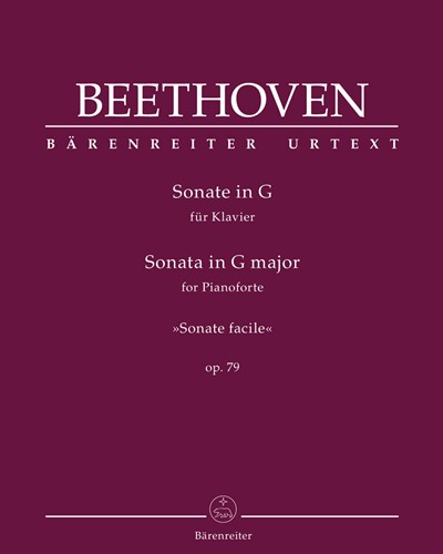 Sonata for Pianoforte G major op. 79 "Sonate facile"