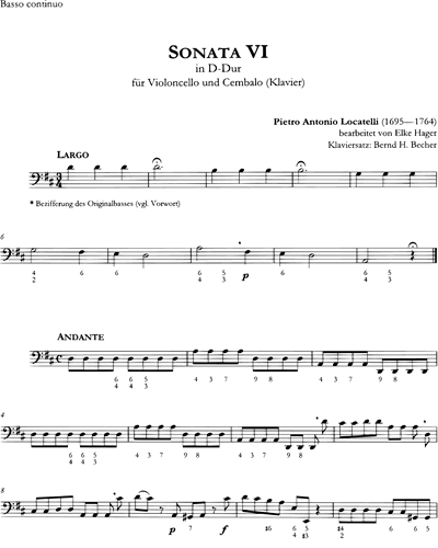 Sonata No. 6 in D major