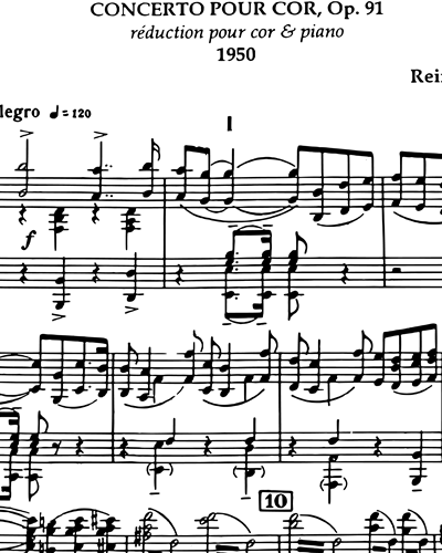 Concerto pour Cor Op. 91 