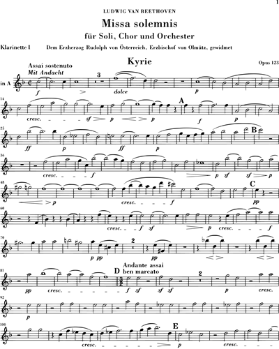 Missa Solemnis D-dur op. 123