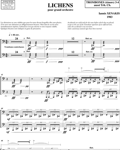 Trombone III-IV/Contrabass Trombone