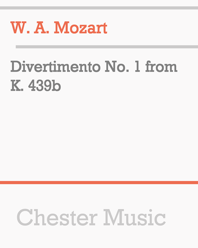 Divertimento No. 1 (from K. 439b)