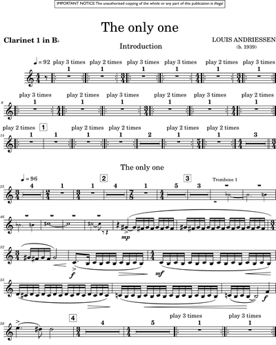 Clarinet 1 in Bb