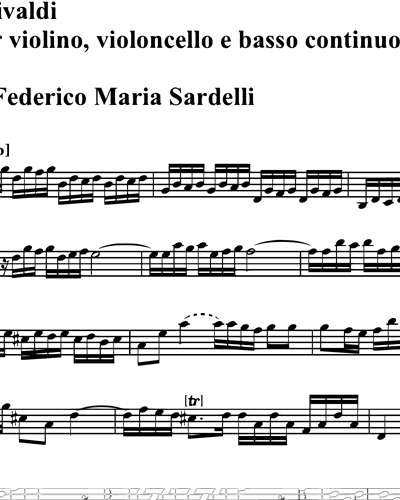 Sonata in Sol maggiore RV 820