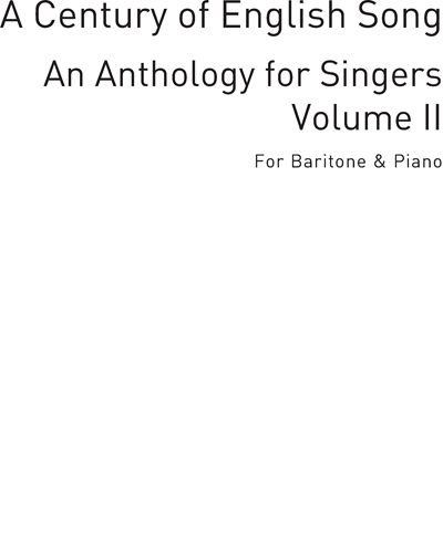 A Century Of English Song, Vol. 2