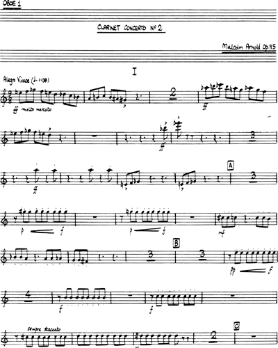 Concerto for Clarinet No. 2