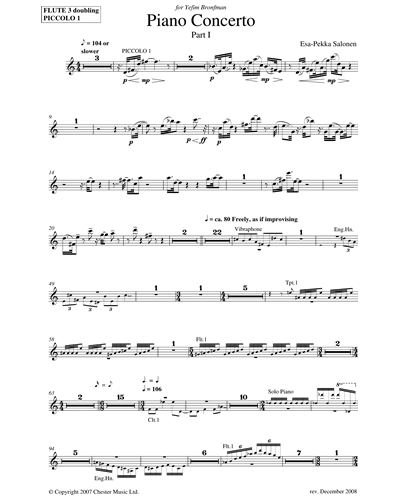 Flute 3/Piccolo 1