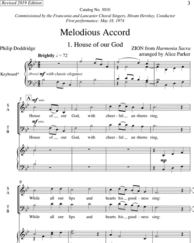 Melodious Accord: A Concert of Praise 