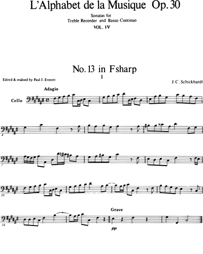 L'Alphabet de la Musique op. 30, Nr. 13 - 16
