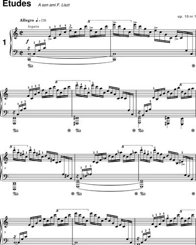 Etudes for Piano, op. 10 and op. 25