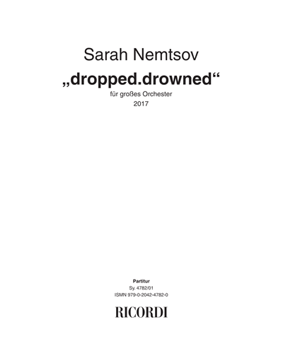 "Dropped.drowned"