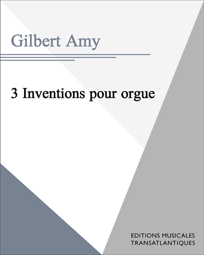 3 Inventions pour orgue