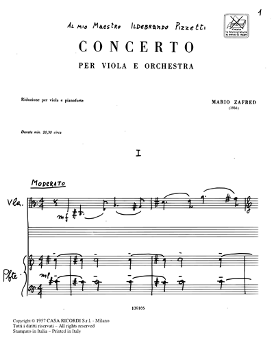 Concerto per viola e orchestra