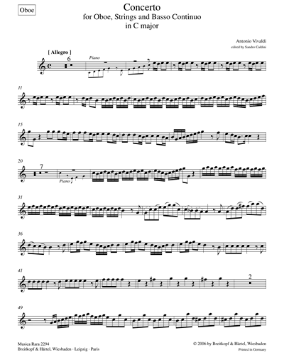 Concerto C-dur RV 446