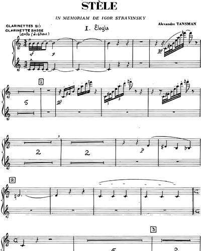 Clarinet 1 & Clarinet 2/Bass Clarinet