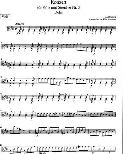 Flötenkonzert Nr. 3 D-dur