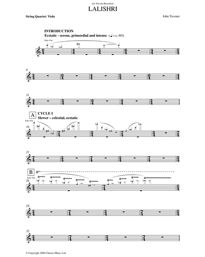 [String Quartet] Viola