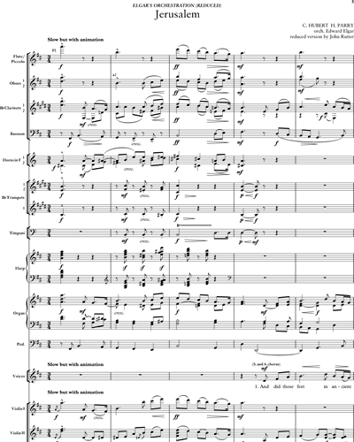 Full Score & Unison Chorus