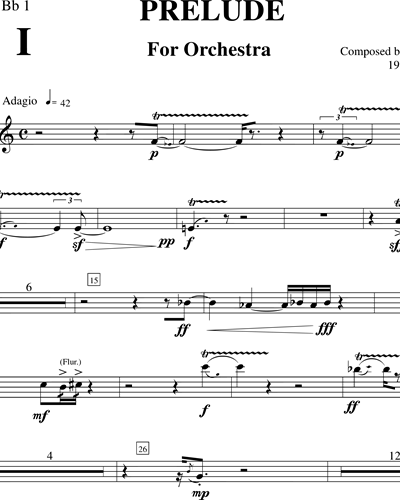 Three pieces for orchestra
