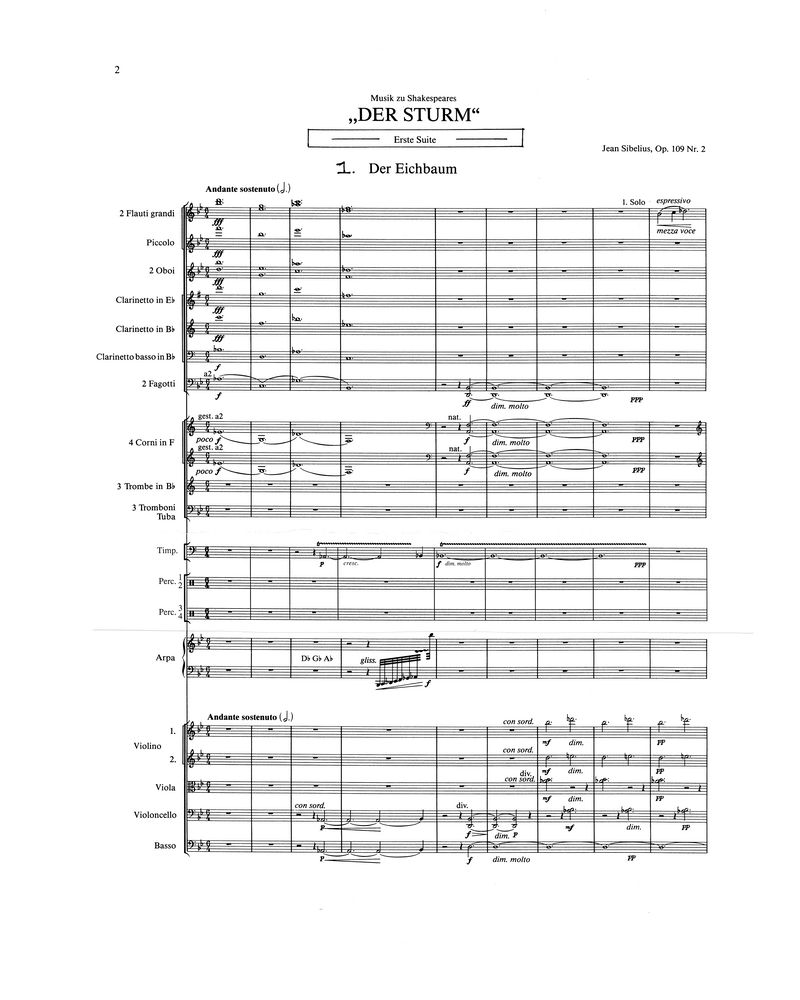 Suite No. 1 from "The Tempest"