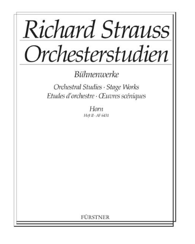 Orchestra studies from his works: Horn