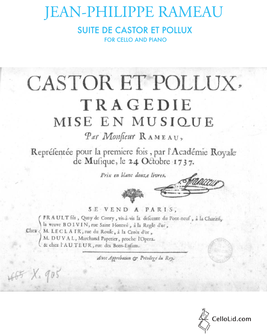 Suite from Castor and Pollux