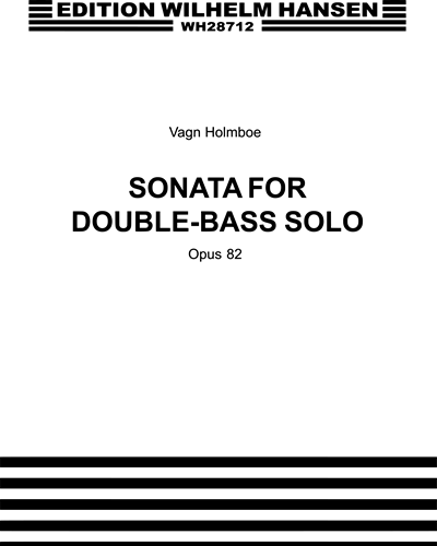 Sonata for Double Bass Solo